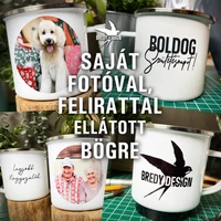 Saját fotóval, felirattal ellátott bögre