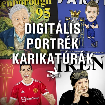 Digitális Portrék, Karikatúrák